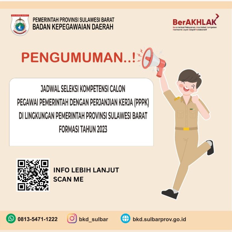 pENGUMUMAN JADWAL NEW 2023